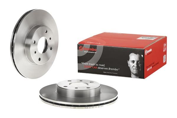BREMBO 09.5254.20 | Fren Diski Ön Havalı-(280-4)-(Nissan Primera-P11 1.8-2.0 / Almera 00 / 06) | 2 Adet