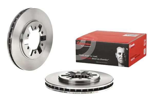 BREMBO 09.5255.10 | Fren Diski Ön Standard Nissan | 2 Adet