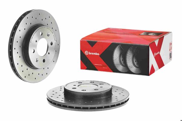 BREMBO 09.5509.1X | Fren Diski Ön Xtra Honda | 2 Adet