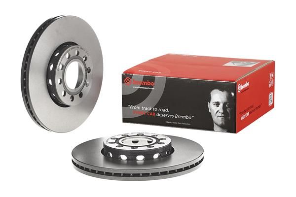 BREMBO 09.5745.21 | Fren Diski Ön UV Coated Audi | 2 Adet