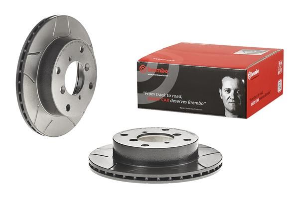 BREMBO 09.5857.75 | Fren Diski Ön Max Subaru | 2 Adet