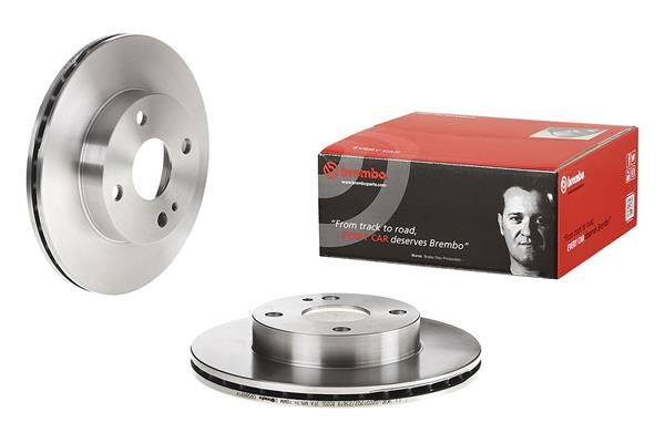 BREMBO 09.5869.14 | Fren Diski Ön Standard Mazda | 2 Adet