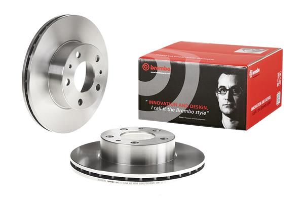BREMBO 09.5904.14 | Fren Diski Ön Havalı 280 mm (Peugeot Boxer / Citroen Jumper / Fiat Ducato 2.5 TD 14Q)