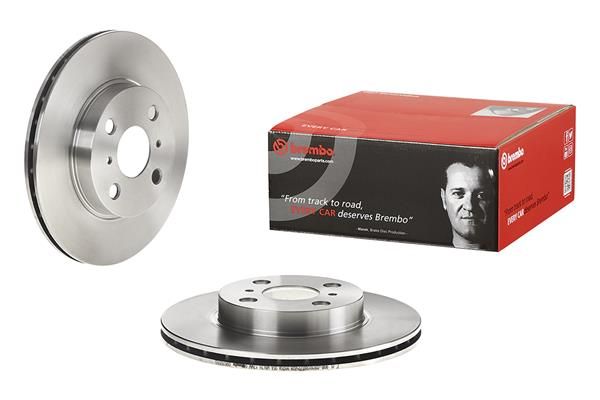 BREMBO 09.6765.10 | Fren Diski Ön Standard Toyota | 2 Adet