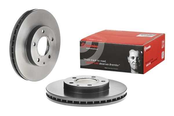 BREMBO 09.6863.11 | Fren Diski Ön UV Coated Mazda | 2 Adet