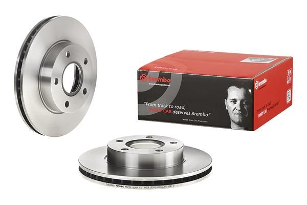 BREMBO 09.6879.20 | Fren Diski Ön Standard Ford | 2 Adet
