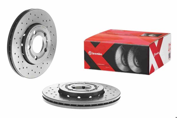 BREMBO 09.7011.1X | Ön Fren Diski-256×22 5×100 (VW Golf 98-06 Audi A1 11-18 A3 97-03 Seat Ibiza 02-17) Xtra | 2 Adet