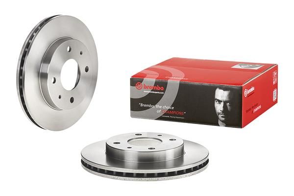 BREMBO 09.7043.10 | Fren Diski Ön Havalı-(256-4)-(Mitsubishi Carisma 96 / 06 1.8)