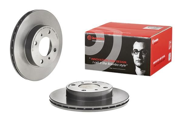 BREMBO 09.7056.11 | Fren Diski Ön UV Coated Mitsubishi | 2 Adet