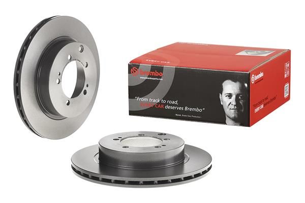 BREMBO 09.7143.31 | Fren Diski Arka UV Coated Mitsubishi | 2 Adet