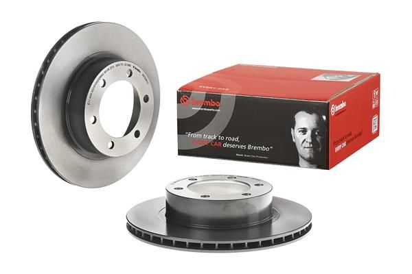 BREMBO 09.7226.11 | Fren Diski Ön UV Coated Toyota | 2 Adet