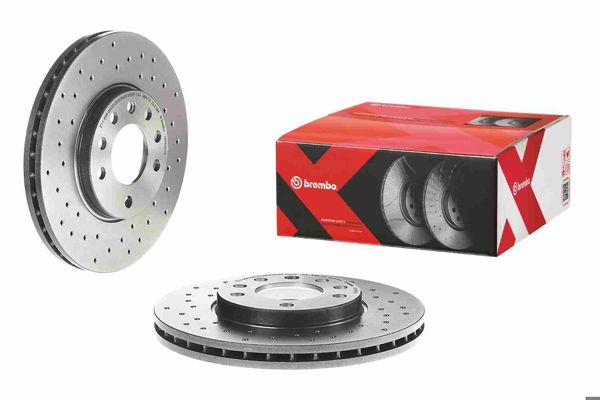 BREMBO 09.7629.1X | Fren Diski Ön Xtra Opel | 2 Adet