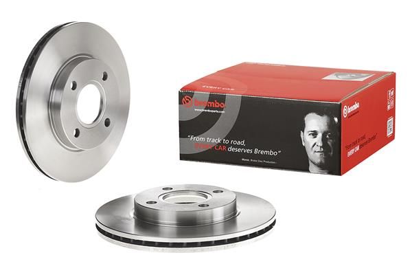 BREMBO 09.7806.14 | Fren Diski Ön Standard Ford | 2 Adet