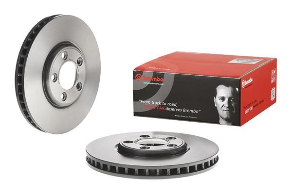BREMBO 09.7910.11 | Fren Diski Ön UV Coated Jaguar | 2 Adet