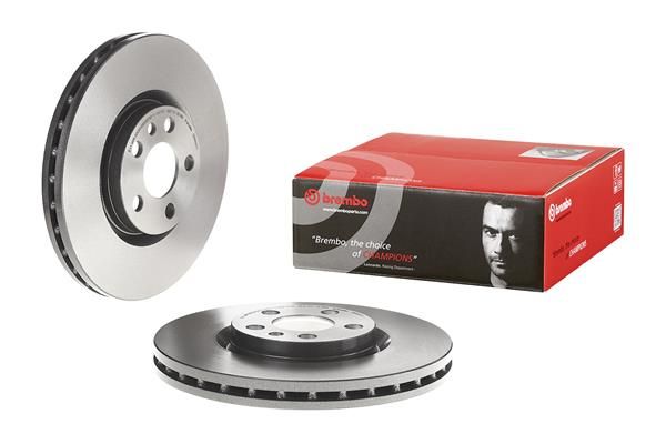 BREMBO 09.8003.11 | Fren Diski Ön UV Coated Peugeot | 2 Adet