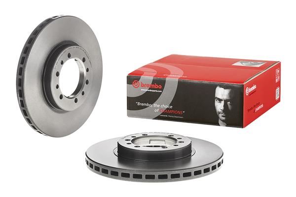 BREMBO 09.8071.11 | Fren Diski Ön UV Coated Mitsubishi | 2 Adet