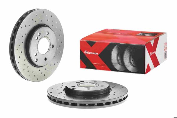 BREMBO 09.8304.2X | Fren Diski Ön Xtra Mercedes-Benz | 2 Adet