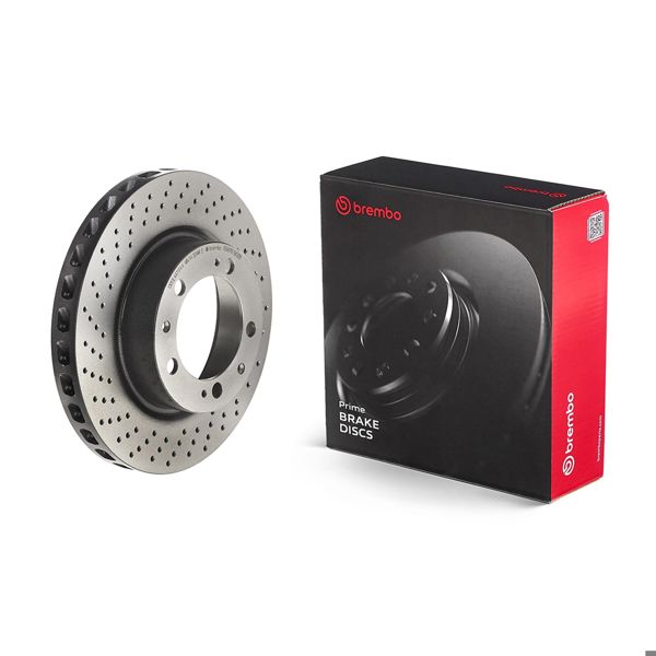 BREMBO 09.8420.11 | Fren Diski Ön UV Coated Porsche | 2 Adet