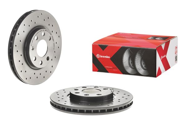 BREMBO 09.8601.1X | Fren Diski Ön Xtra Opel | 2 Adet
