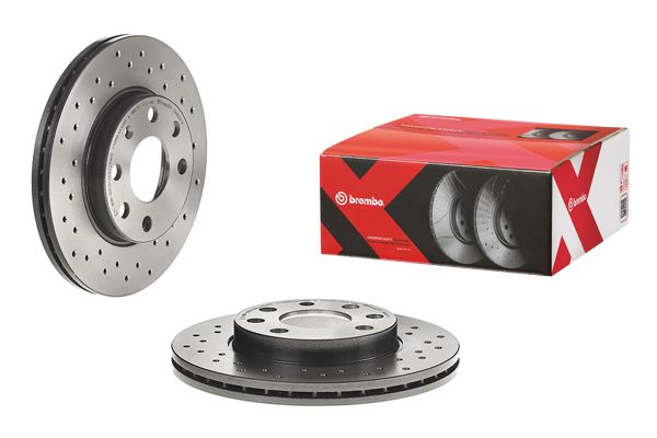 BREMBO 09.8635.1X | Fren Diski Ön Xtra Opel | 2 Adet