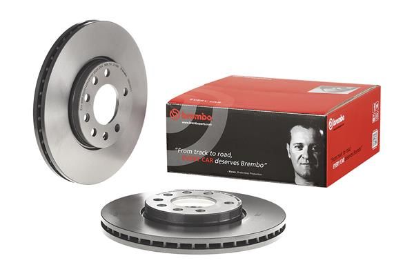 BREMBO 09.9165.11 | Fren Diski Ön UV Coated Chevrolet | 2 Adet