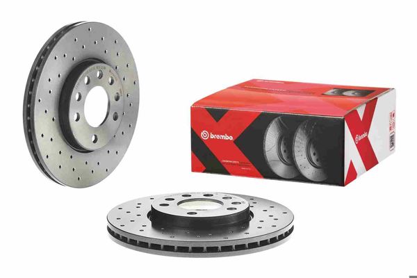 BREMBO 09.9165.1X | Fren Diski Ön Xtra Chevrolet | 2 Adet