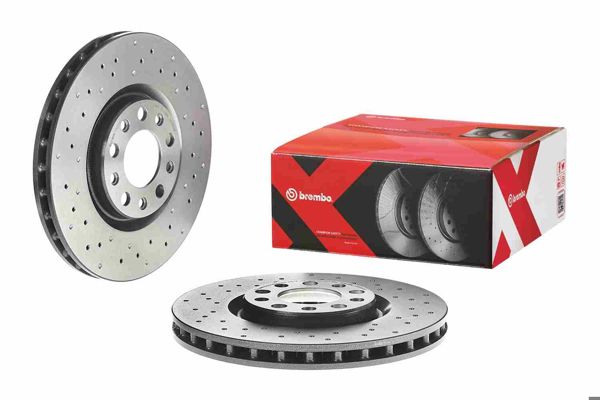 BREMBO 09.9363.2X | Fren Diski Ön Xtra Alfa Romeo | 2 Adet