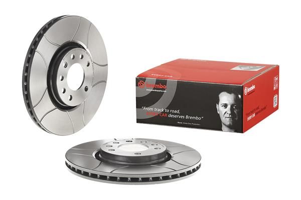 BREMBO 09.9369.75 | Fren Diski Ön Max Opel | 2 Adet