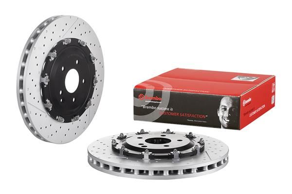 BREMBO 09.9547.33 | Fren Diski Ön Floating Mercedes-Benz | 2 Adet