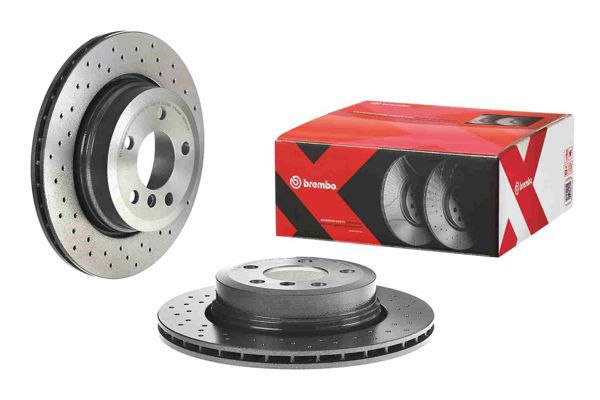 BREMBO 09.9573.1X | Fren Diski Arka Xtra BMW | 2 Adet