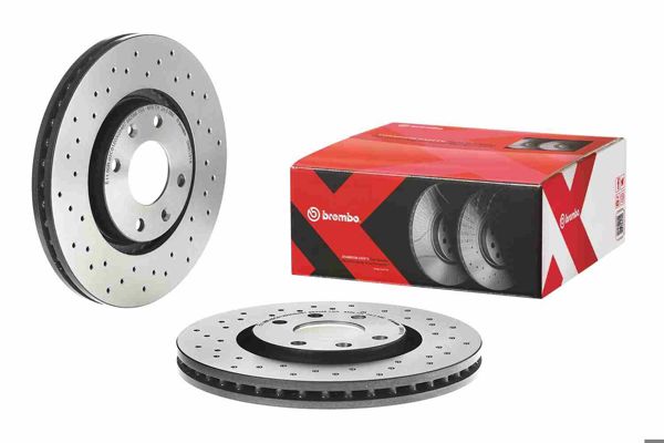 BREMBO 09.9619.1X | Fren Diski Ön Xtra Opel | 2 Adet