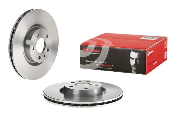 BREMBO 09.9624.24 | Fren Diski Ön 284,5 mm Kaplamalı (Fiat Doblo 1.4 1,3 JTD 1.6 JTD 10-/ Alfa Romeo 156 2.0 2,4) | 2 Adet