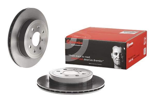 BREMBO 09.9728.11 | Fren Diski Ön UV Coated Opel | 2 Adet