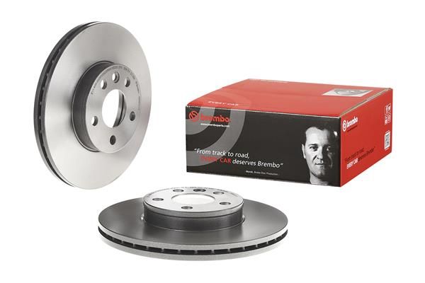 BREMBO 09.9931.11 | Fren Diski Ön UV Coated Ford | 2 Adet