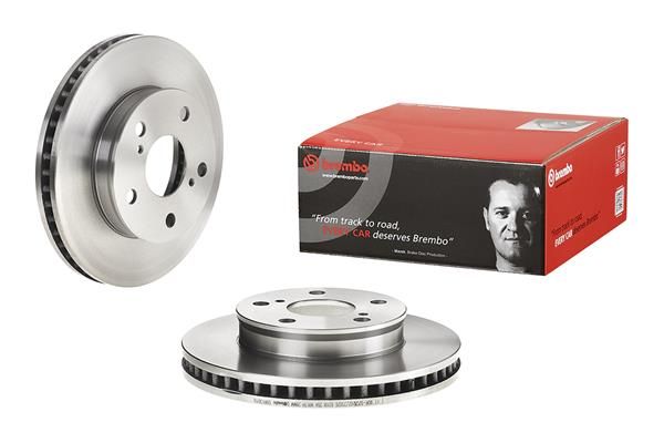 BREMBO 09.A130.10 | Fren Diski Ön Standard Toyota | 2 Adet