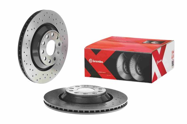 BREMBO 09.A200.1X | Fren Diski Arka Xtra Audi | 2 Adet