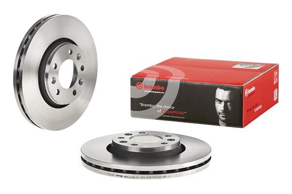 BREMBO 09.A422.10 | Fren Diski Ön Standard Peugeot | 2 Adet