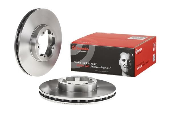 BREMBO 09.A531.10 | Fren Diski Ön Standard Ford | 2 Adet