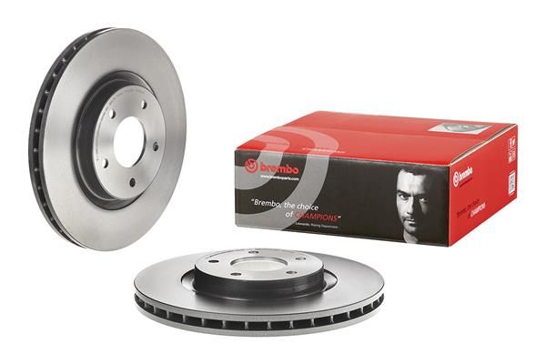 BREMBO 09.A603.11 | Fren Diski Ön UV Coated Jaguar | 2 Adet