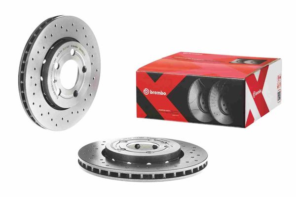 BREMBO 09.A652.1X | Fren Diski Arka Xtra Audi | 2 Adet