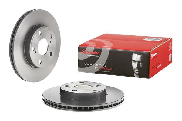 BREMBO 09.A864.11 | Fren Diski Ön UV Coated Toyota | 2 Adet