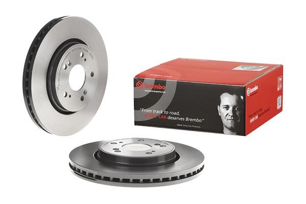 BREMBO 09.A866.11 | Fren Diski Ön UV Coated Honda | 2 Adet