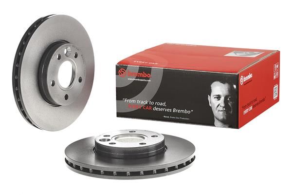 BREMBO 09.A905.11 | Fren Diski Ön (278mm) (Ford Focus C.Max 04 -) (Volvo S40)