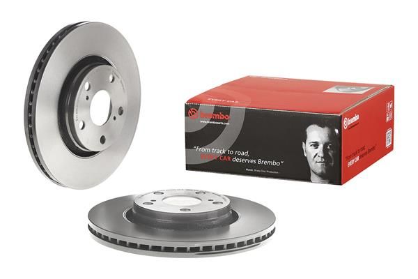 BREMBO 09.A914.11 | Fren Diski Ön UV Coated Toyota | 2 Adet
