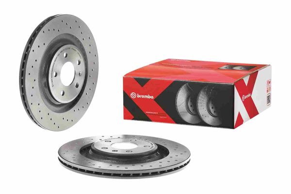 BREMBO 09.B040.1X | Fren Diski Arka Xtra Audi | 2 Adet