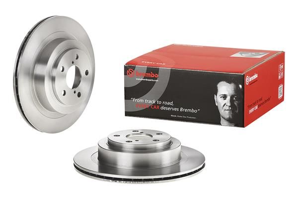 BREMBO 09.B041.10 | Fren Diski Arka Standard Subaru | 2 Adet