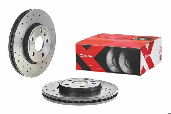BREMBO 09.B355.1X | Fren Diski Ön Xtra Chevrolet | 2 Adet