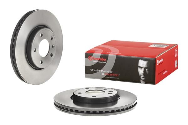 BREMBO 09.B356.31 | Fren Diski Ön UV Coated Opel | 2 Adet