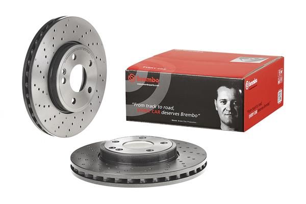 BREMBO 09.B436.51 | Fren Diski Ön W117 / W156 / W176 / W246 | 1 Adet
