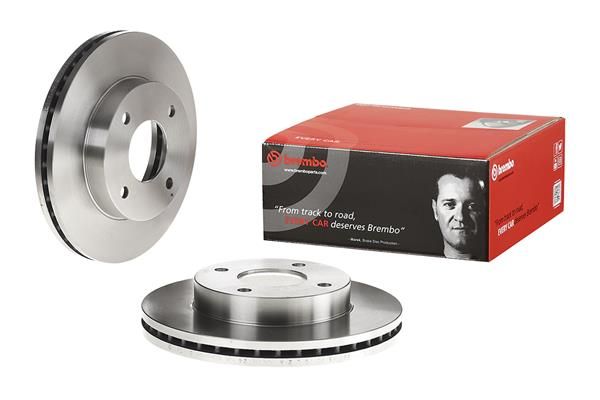 BREMBO 09.B548.10 | Fren Diski Ön Havalı 257 mm Mitsubishi Lancer VII 2.0 I 07-Lancer VIII 1.8 1.8 Dı-D 10 -